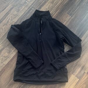 Women’s Black Half-Zip Sweater